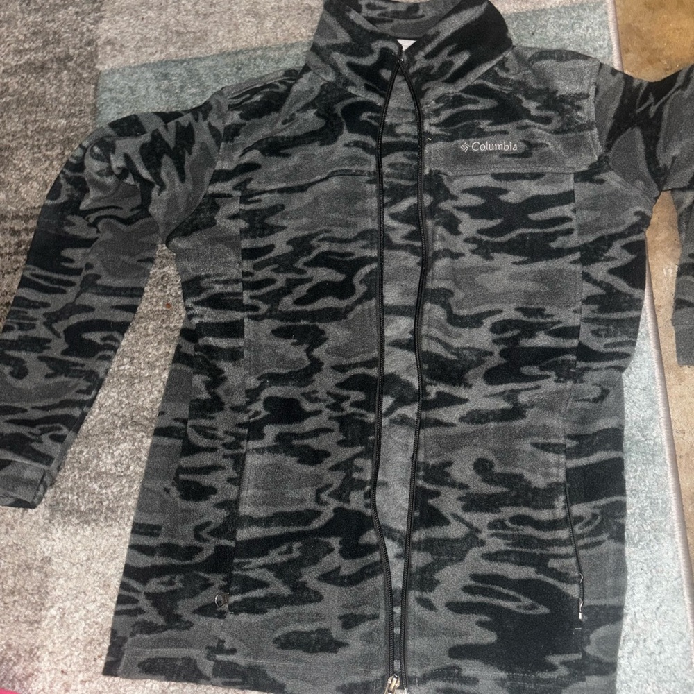 Grey Camo Fleece